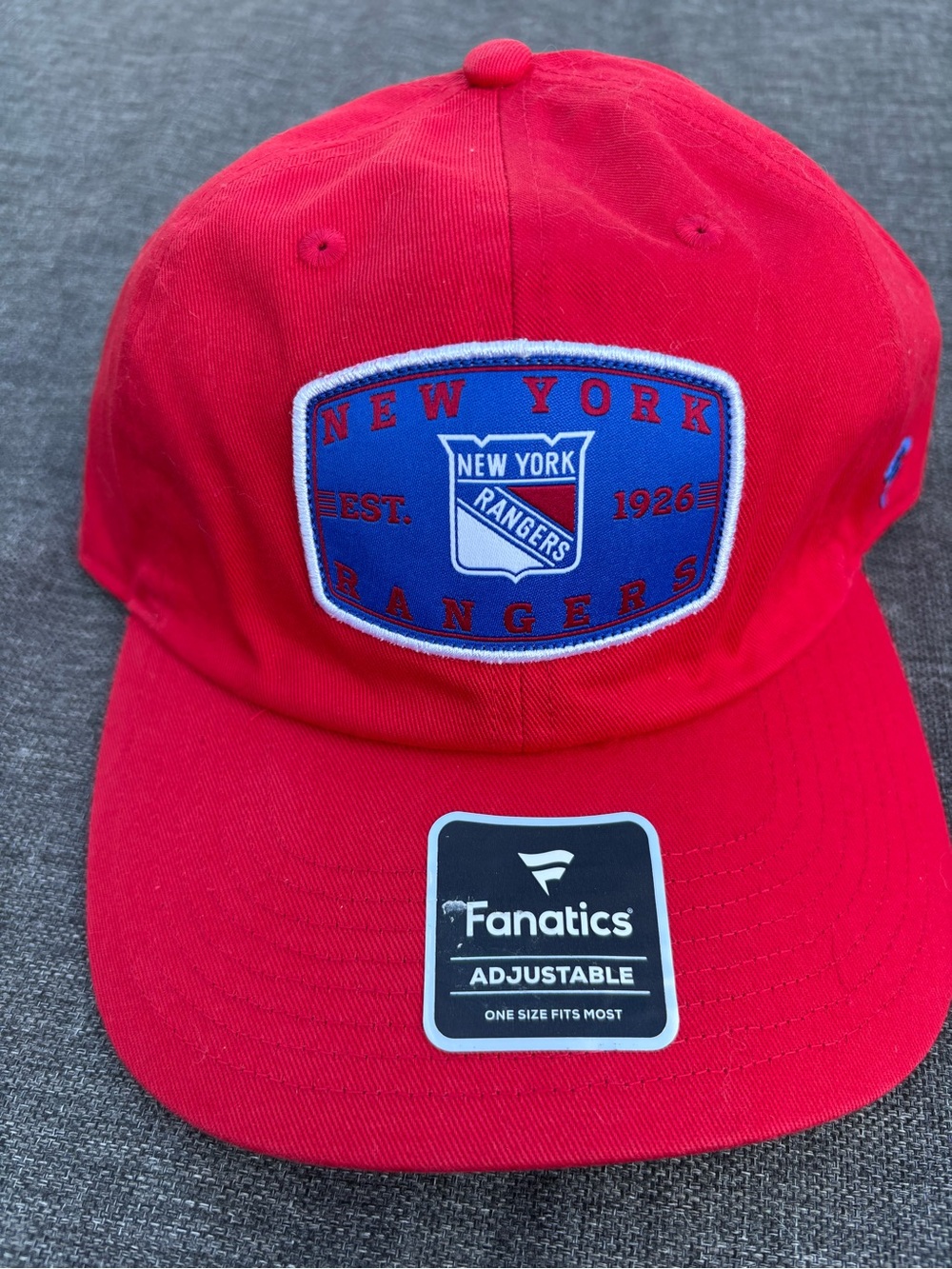 New York Rangers Adjustable Fanatics Cap